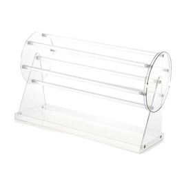 Hellery Women Clear Claw Clip Organizer for Dressing Table