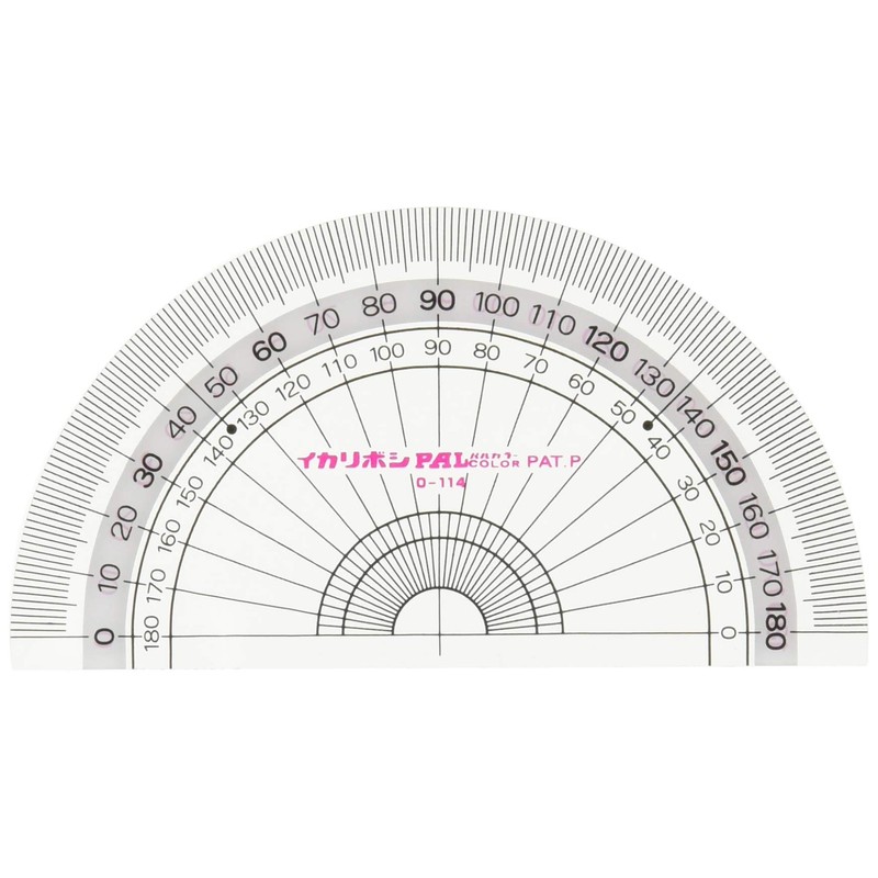 Nishi Kei PP-N95 PAL_NAME Neo Protractor, 3.5 inches (9 cm),