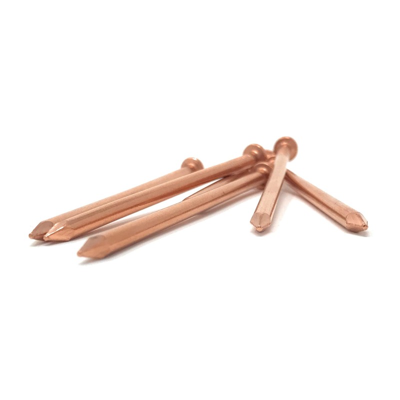 Dubbs Hardware 22-Pack Pure Copper 3.5-Inch Nail Spikes - Heavy-Duty
