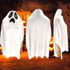 Morytrade Ghost Poncho, Cosplay, Ghostly Halloween Cloak, Just Put On,