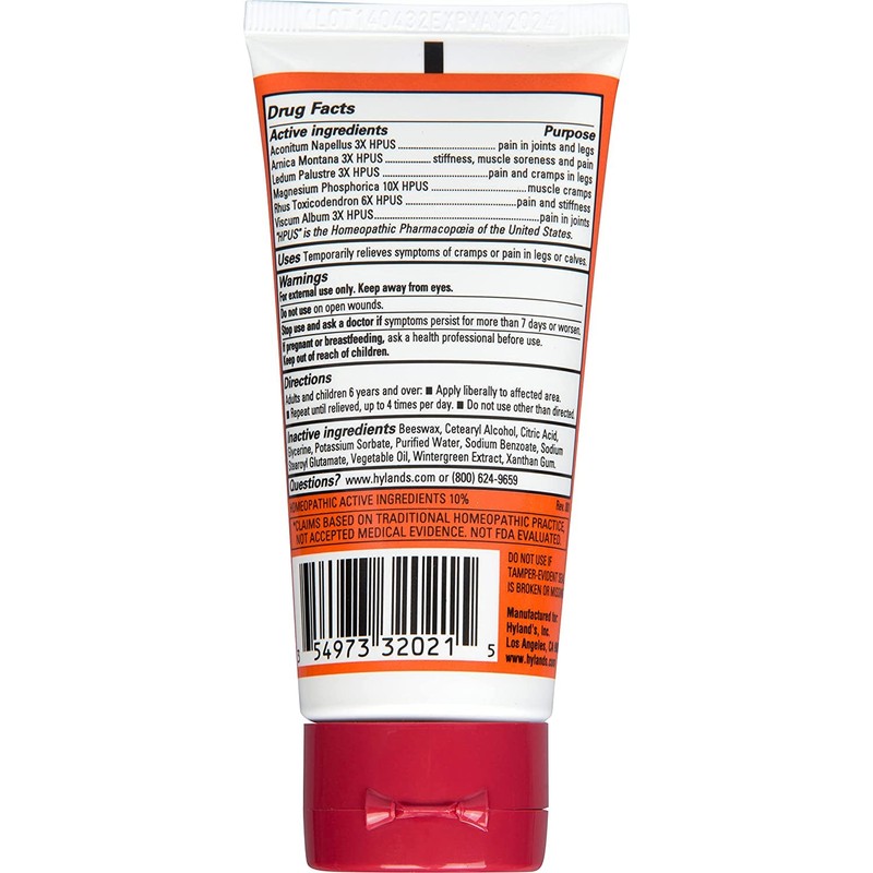 Hyland's Leg Cramps Ointment 2.50 oz (Pack of 2)
