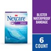 Nexcare Blister Waterproof Bandages, 1 1/16" x 2 1/4, Clear,
