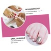 Healeved 6sheets Nail Art Stickers Press Nails French Tip Guide