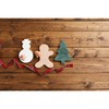 Mud Pie Gman Xmas Mini Marble Serving Boards, approx 8"