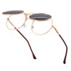 GYsnail Make the world clear Round Flip Up Sunglasses for