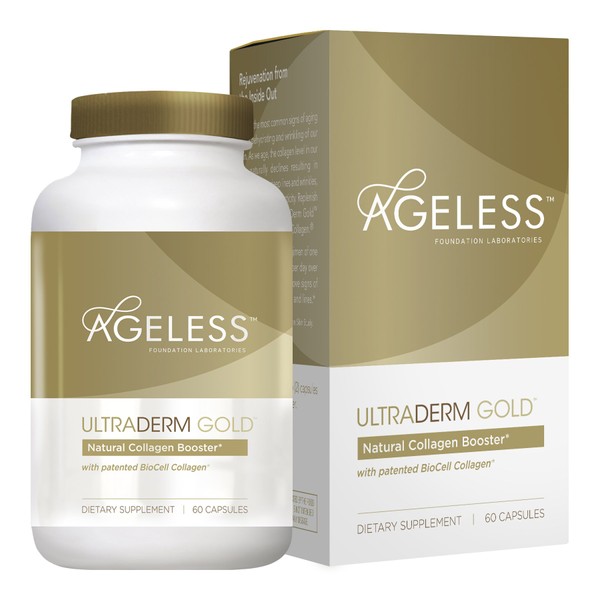 Naturade Ultraderm Gold Collagen Booster Nutritional Supplement, 60 Count