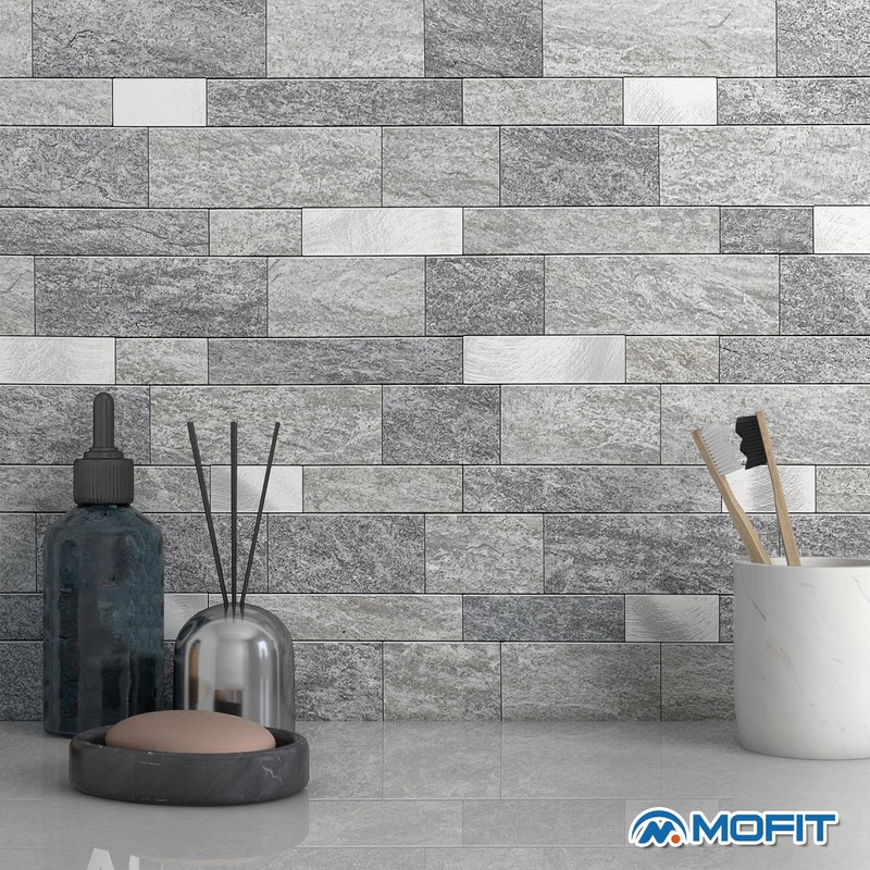 MOFIT Backsplash Tile for Kitchen Peel and Stick Stone Matte