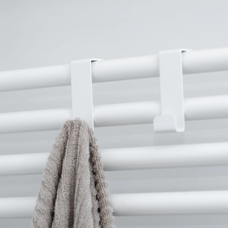 DABSTORY Door Hook Towel Holder - Rustproof, No Drilling, for