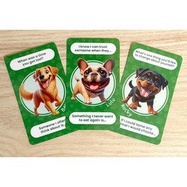 Dealing in Feelings Conversation Starter Cards for Kids - Family Questions Card Game -Kids Conversation Cards-Question Card Game for Families to Connect and Talk Together.