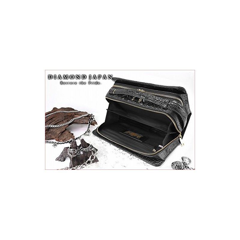Diamond Japan dj-008 Matte Black Black Croco Crocodile Python Snake