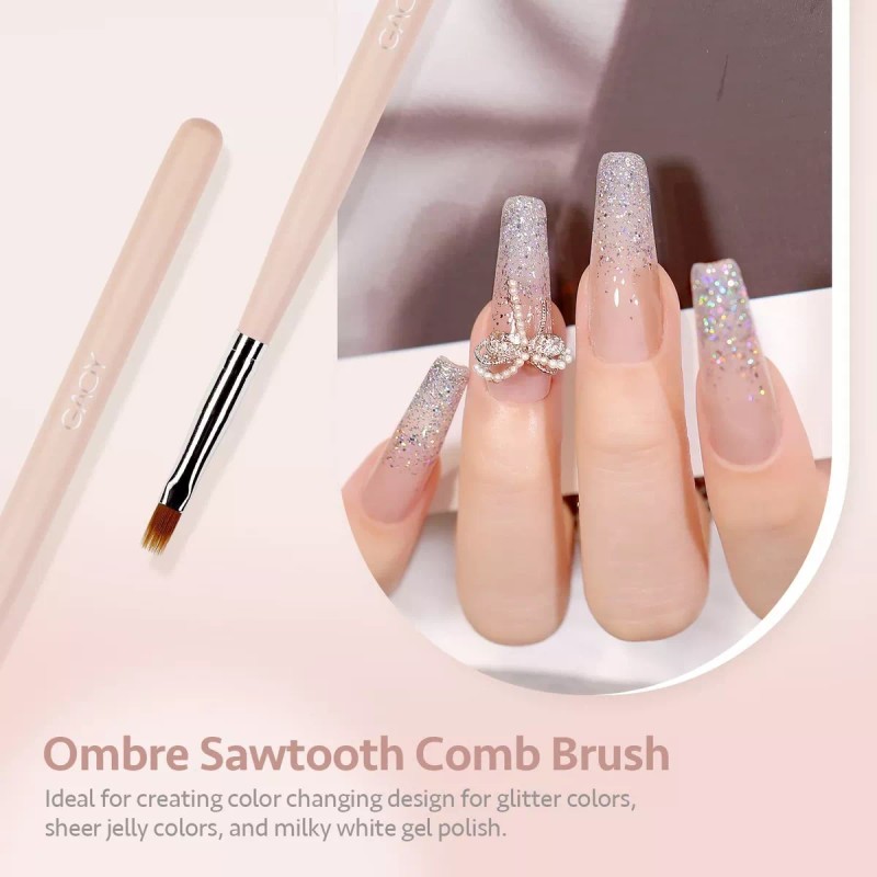 Gaoy 8 Pzs Pinceles Para Nail Art, Herramientas De Diseño...