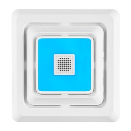Broan-NuTone FG800RGBS Genuine Replacement Cover (Bath Fan Not Included) with ChromaComfort LED Light and Sensonic Bluetooth Speaker, Fits Select Bathroom Fan Models