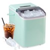 HealSmart Countertop Ice Maker Machine Self-Cleaning with Scoop Basket &
