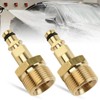 Pressure Washer Hose Fittings - 2Pcs Brass M22 Quick Release