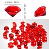 DEODARI Red Acrylic Gems Plastic Gemstones for Pirate Treasure Party
