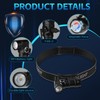 FandyFire 500 Lumens Mini Tactical Flashlight with Red Light, 90°