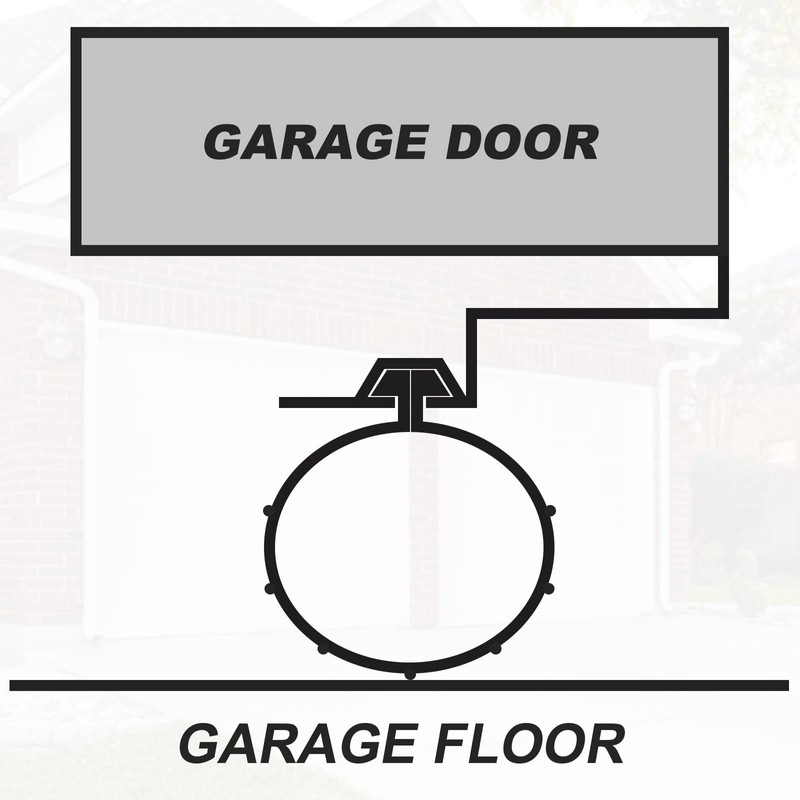 9 ft Garage Door Bottom Seal Replacement for Clopay Garage