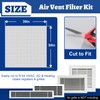 Wintcomfort Air Vent Filter Kit, 39"x39" Cut to Fit Micro