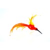 Kolibri hängend -Glasfigur-al-3 -rot-orange