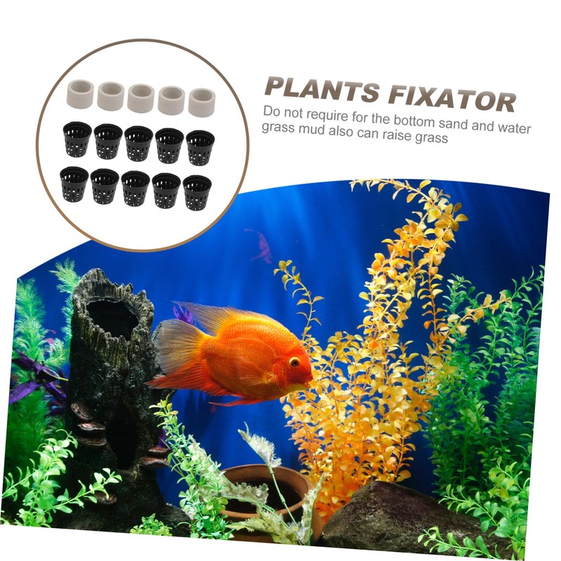 Outanaya 15pcs Water Plant Fixing Ring Set Includes Breathing Rings