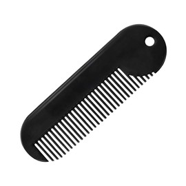 Baluue Stylish Men's Beard Comb Zinc Alloy Hair Styling Gadget Portable Rustproof Beard Shaping Tool