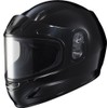 HJC CL-Y Solid Full Face Snow Helmet, DOT Approved (Black,
