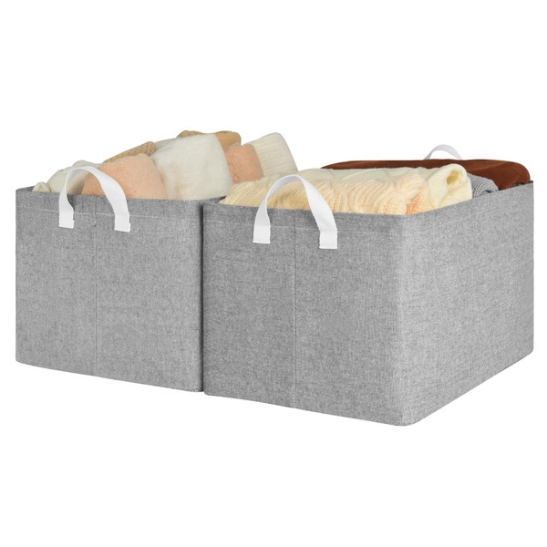StorageWorks Storage Bins, Fabric Storage Bins for Shelves, Extra Large