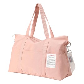 JEELAD Travel Duffel Bag, Carry-on Luggage, Personal Item Handbag for Men and Women (Pink)