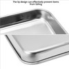 QWORK Stainless Steel Instrument Tray, Multipurpose Service Tray with Flat