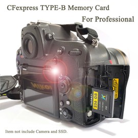 Tianken CFexpress Type B Memory Card Kit Case CFE CFB NGFF M-Key Adapter Compatible with XQD Cameras Raw 4K 8K Video Recording PCIe Expansion