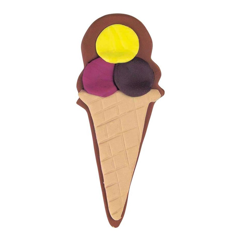 Staedter Ice Cream Cone Cookie Cutter, Silver, 6 cm