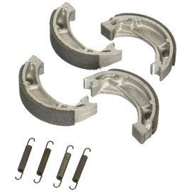 Bike Parts Center NBS 610101 61010101 Brake Shoe Front and Rear Set, Dio-type