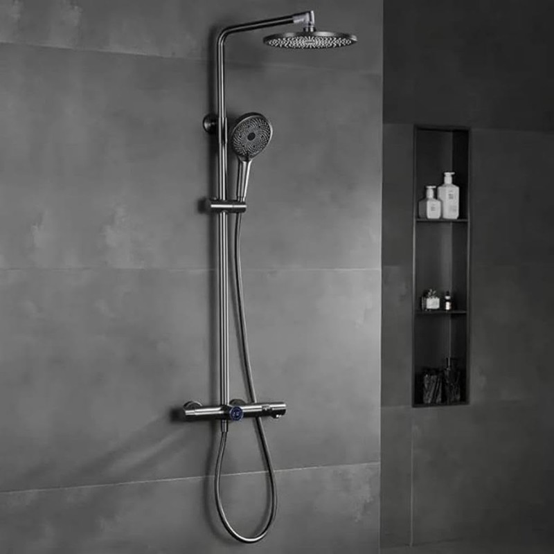 Shower Head Adapter, Solid Brass 90 Degree Shower Elbow Adapter,