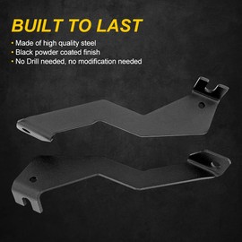 NORTHYUN F150 Hood Ditch Light Mount Raptor Engine Hood Hinge LED Pods Mounting Brackets for Cube LED Pods Antenna Compatible with Ford F150 2004-2014 & 1st Gen SVT Raptor
