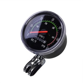 VOANZO Universal Bike Computer Bicycle Speedometer Odometer Mechanical Cycling Round Meter Gauges Stopwatch Riding Equipment