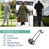 BRMDT Cane Ice Tip Attachment, Outdoor Non-Slip in Winter Durable
