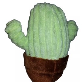 Jellycat Daisy The Happy Hugs Heart Cactus Plush Silly Smiley Stuffed Desk Buddy 7” x 4”
