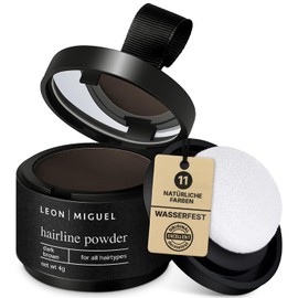 Leon Miguel® hair line powder - concealer / counter powder - hair thickening and hair filler with shadow make-up waterproof 4g