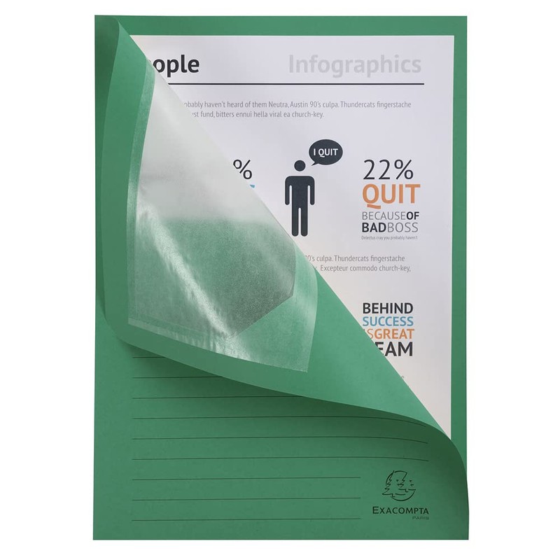 Exacompta - Ref 50000E - Forever Collection - Window Folders