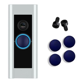 Doorbell Button Replacement, Doorbell Pro Buttons Replacement, Come with 4Pack Buttons / 2Pack Screws, Video Doorbell Buttons Compatible with Doorbell Pro Doorbell Elite, Repair Split Cracked Button
