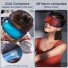 Sleep Eye Mask, Rechargeable Cordless Eye Massager with Heat and