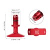 X AUTOHAUX Car Oil Level Gauge Pull Handle 4.5mm Aluminum