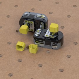 Tool Theory Ryobi 18v Battery Protection Caps - Bulk Pack - 2-Pack
