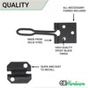 EAI Wire Pattern Hasp & Staple | 4 inch /