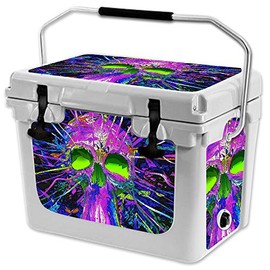 MightySkins (Cooler Not Included) Skin Compatible with RTIC 20 Cooler (2017 Model) - Hard Wired | Protective, Durable, and Unique Vinyl Decal wrap Cover | Easy to Apply | Made in The USA