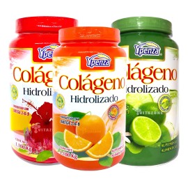 Colágeno Hidrolizado 3 Botes Sabores Surtidos De 1.1 Kg Ypen