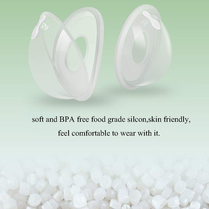 Upgrade Version Breast Shells Nipple Shield with Anti-Flow Stopper Therapy