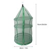 Hanging Drying Mesh Green Dust Proof Elastic Foldable Drying Net
