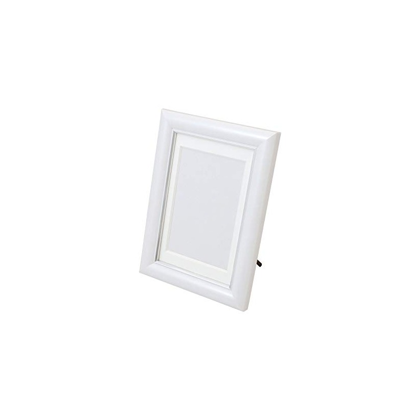 FUJICOLOR 506345 Pearl Portrait Picture Frame, Postcard, L, White