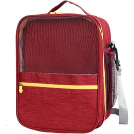 Travel Shoe Bag, Portable Shoe Bag, Golf Shoe Bag, Waterproof Shoe Bag Organiser, Used for Travel Storage, Dustproof Storage, Suitcase, Trolley Case, Hanging Bag (Red), red, Unisex